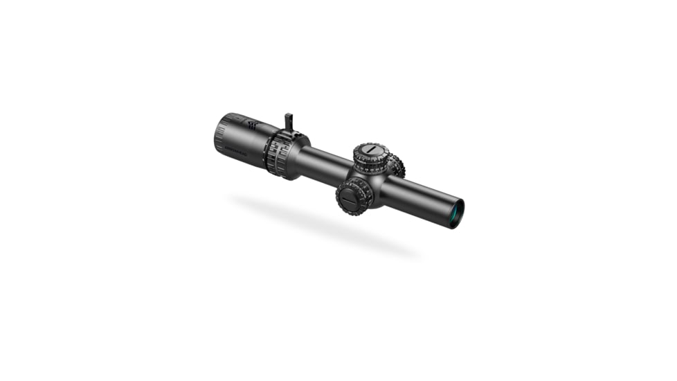 Swampfox Arrowhead LPVO Rifle Scope, 1-6x24mm, 30mm Tube, Second Focal Plane, Guerilla Dot BDC Reticle, Black, ARH16241-B