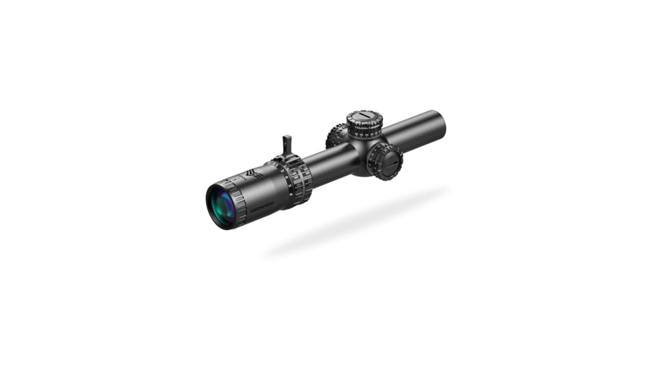 Swampfox Arrowhead LPVO Rifle Scope, 1-6x24mm, 30mm Tube, Second Focal Plane, Guerilla Dot BDC Reticle, Black, ARH16241-B