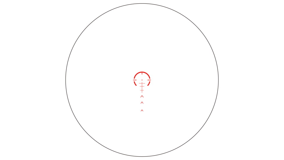 Swampfox Arrowhead LPVO Rifle Scope, 1-6x24mm, 30mm Tube, Second Focal Plane, Guerilla Dot BDC Reticle, Black, ARH16241-B