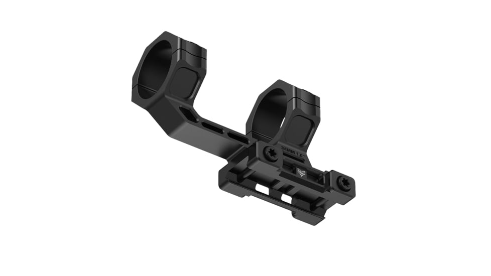 Swampfox Freedom 30mm/1.6in Light Cantilever Mount, Black, FCM-30-M