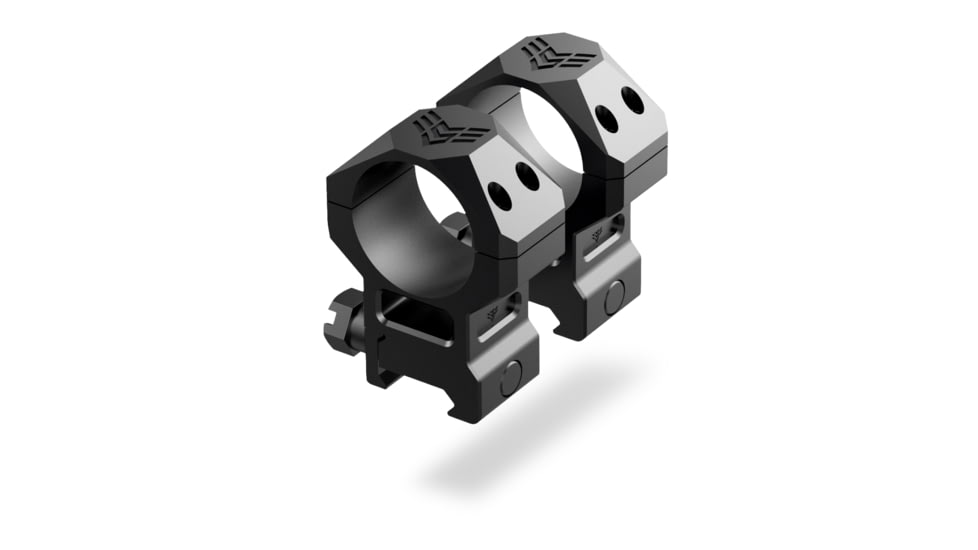 Swampfox Freedom Rifle Scope Rings, Low 1.1in, 30mm, Heavy Duty Precision 1 Pair, Black, SFR-30-M