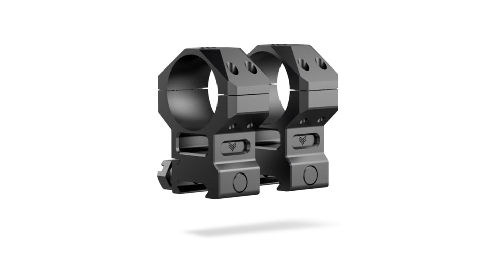 Swampfox Freedom Rifle Scope Rings, Low 1.1in, 30mm, Heavy Duty Precision 1 Pair, Black, SFR-30-M