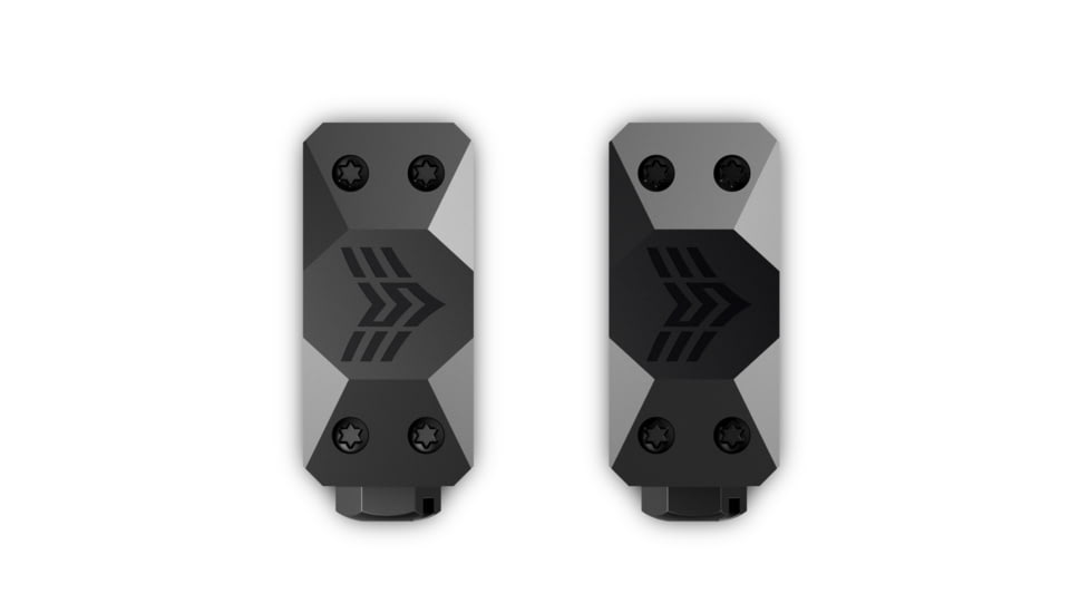 Swampfox Freedom Rifle Scope Rings, Low 1.1in, 30mm, Heavy Duty Precision 1 Pair, Black, SFR-30-M