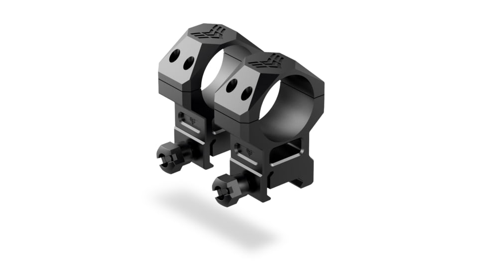 Swampfox Freedom Rifle Scope Rings, Low 1.1in, 30mm, Heavy Duty Precision 1 Pair, Black, SFR-30-M