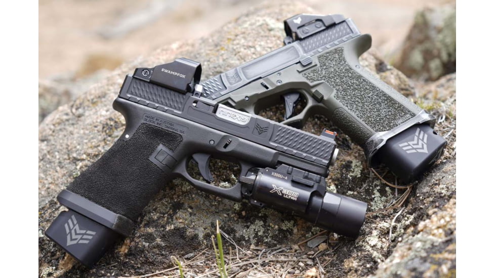 Swampfox Glock 17 Wolverine Slide with Suppressor Height Sights, Battleworn Gray, WVS17-BWS