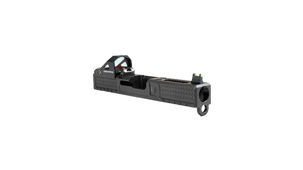 Swampfox Glock 19 Wolverine Slide with Suppressor Height Sights, Graphite Black, WVS19-GBS
