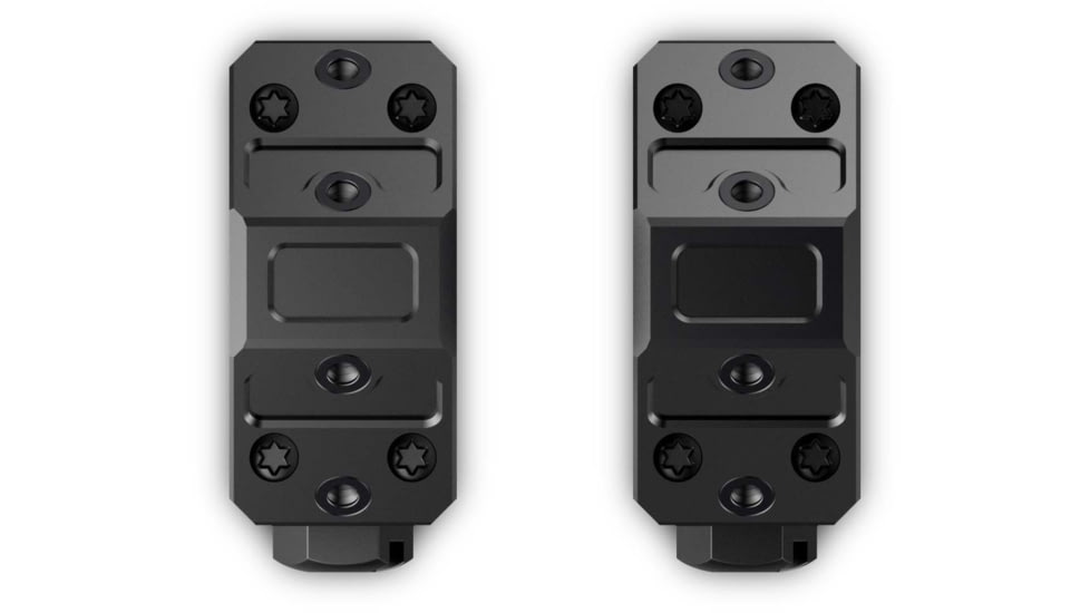 Swampfox H.E. Rifle Scope Rings, 30mm Tube, 1.93in Centerline Height, /w Integral 45-degree Offset Reflex Side Mount, Black, MRH30-H
