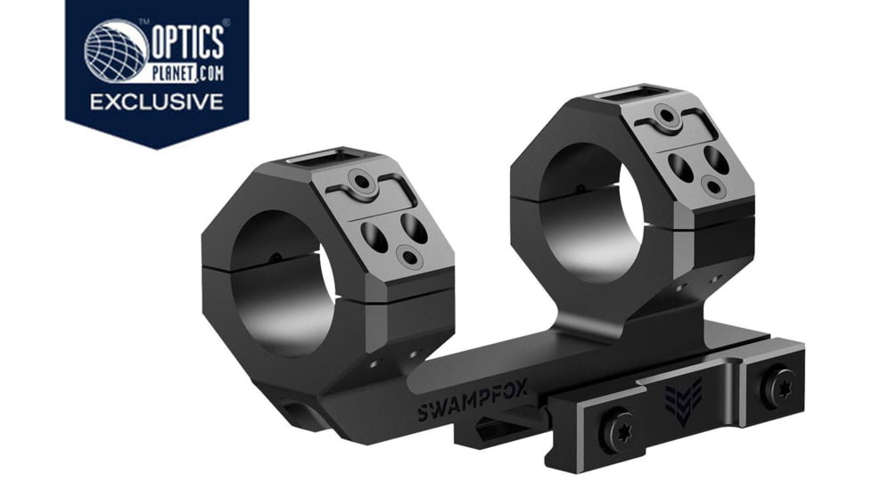 OpticsPlanet Exclusive Swampfox Hostile Engagement Sight Mount, 34mm, 45 Degree Offset, Black, SHRM-34-M