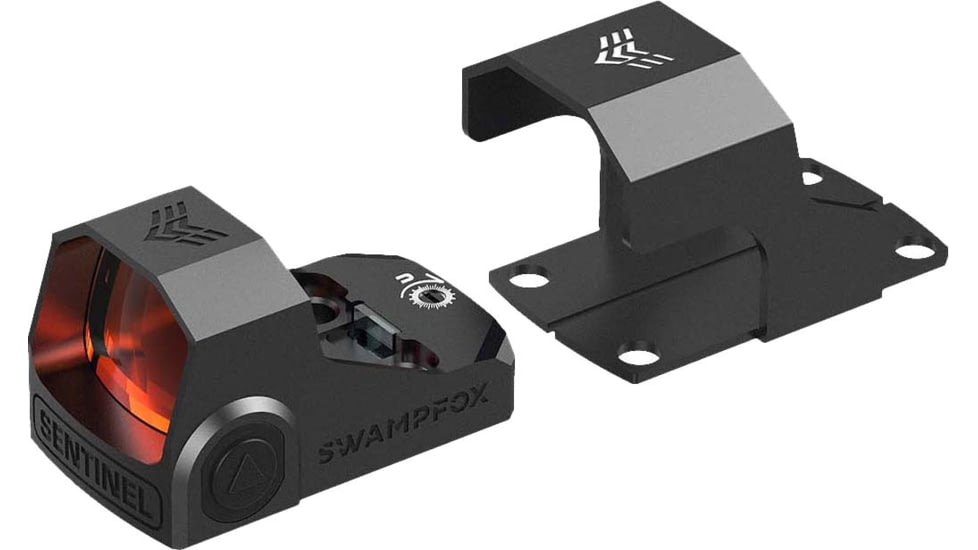 Refurbished, Swampfox Sentinel Ironsides Shield Red Dot Sight Cover, Sentinel Manual, Black, SA-ISSM-304B