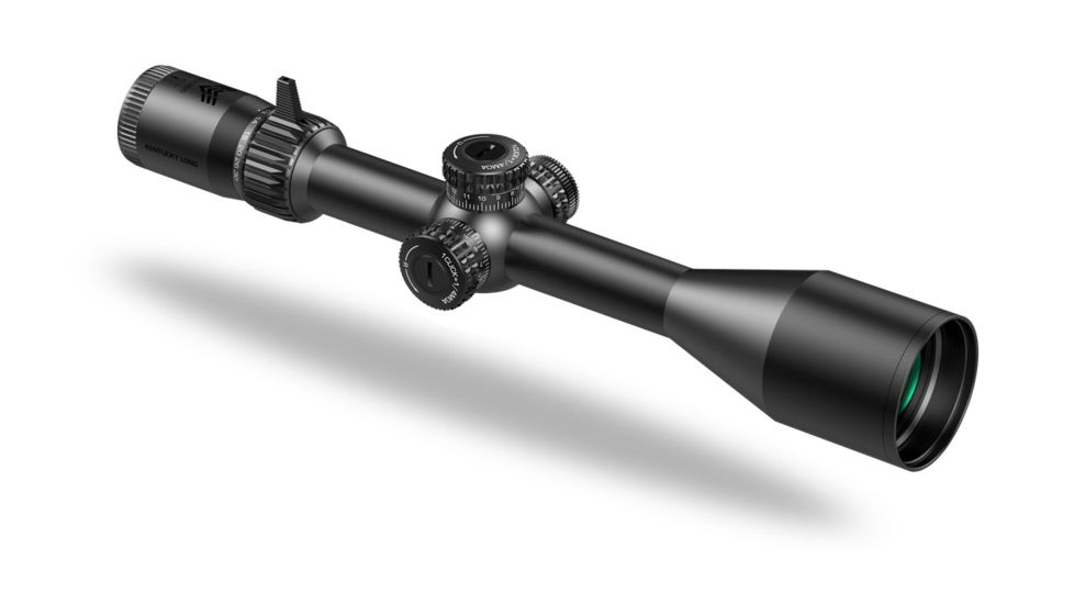 EDEMO Swampfox Kentucky Long 4-24x50 Rifle Scope, 0.25 MOA, Sharpshooter MOA Reticle, First Focal Plane, Matte Black, 30mm, KTK42450-4M, EDEMO1