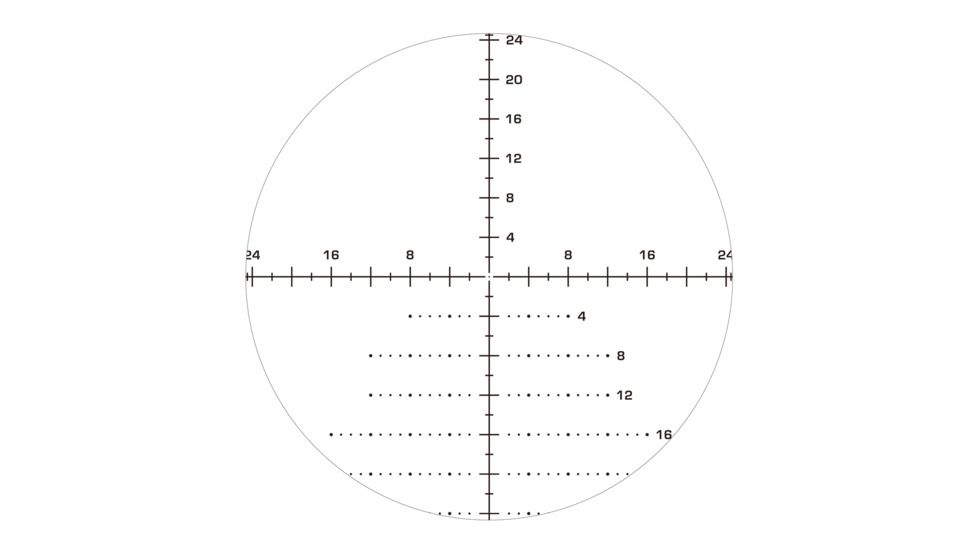 Swampfox Kentucky Long Tactical Rifle Scope, 5-30x56mm, 30mm Tube, First Focal Plane, Illuminated Sharpshooter MOA Reticle, Black KTK5306-4M