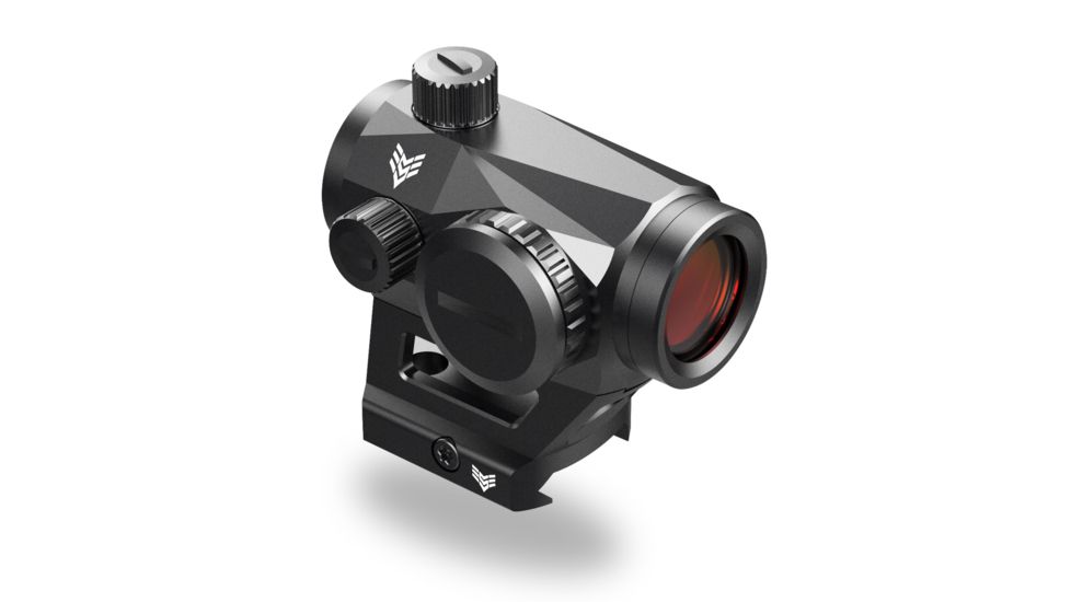 EDEMO Swampfox Liberator Red Dot Sight, 1x22mm, Red Circle Dot Reticle, Black, RDLR122-RC, EDEMO4
