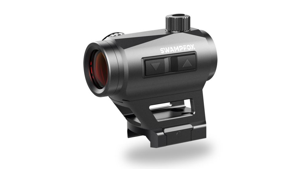 EDEMO Swampfox Liberator Red Dot Sight, 1x22mm, Red Circle Dot Reticle, Black, RDLR122-RC, EDEMO4