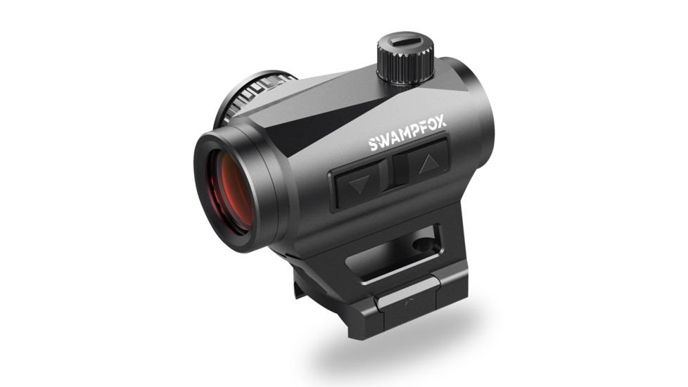 EDEMO Swampfox Liberator Red Dot Sight, 1x22mm, Red Circle Dot Reticle, Black, RDLR122-RC, EDEMO4