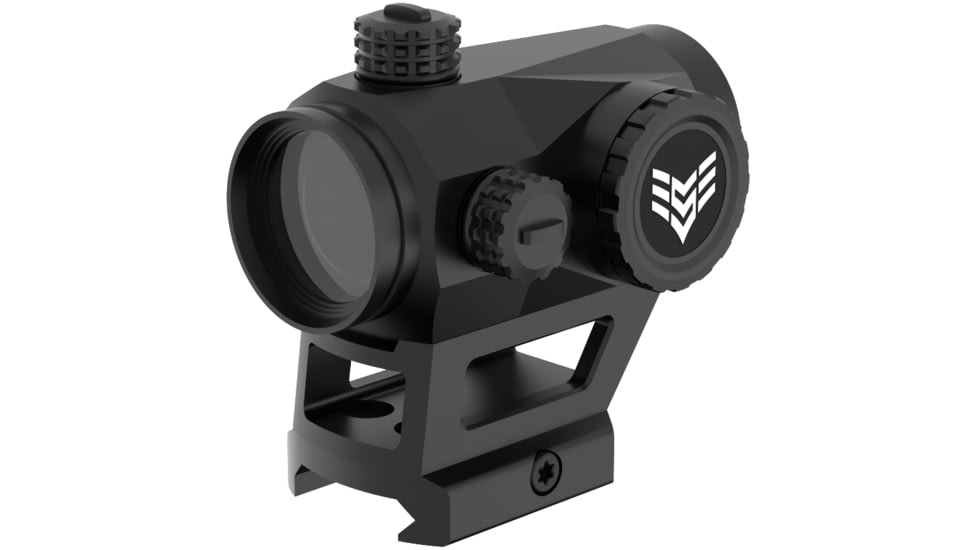 Swampfox Liberator II 1x22mm Mini Red Dot Sight, Multi Reticle Red, Black, RDLR122-2MR