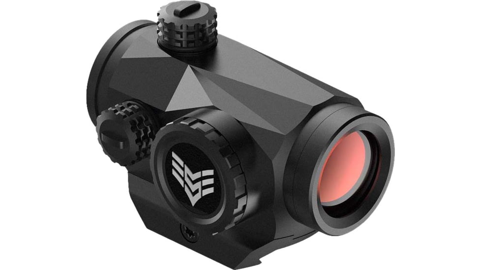 Swampfox Liberator II Mini Red Dot Sight, 1x22mm, 2 MOA Red Dot Reticle, Black, RDLR122-2RD
