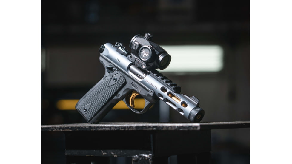 Swampfox Liberator II Mini Red Dot Sight, 1x22mm, 2 MOA Red Dot Reticle, Black, RDLR122-2RD