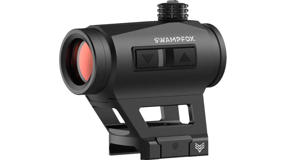 Swampfox Liberator II Mini Red Dot Sight, 1x22mm, 2 MOA Red Dot Reticle, Black, RDLR122-2RD