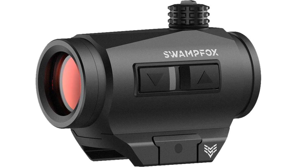 Swampfox Liberator II Mini Red Dot Sight, 1x22mm, 2 MOA Red Dot Reticle, Black, RDLR122-2RD