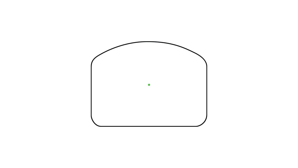 Swampfox Liberty II 1x24mm Reflex Sight, 3 MOA Green, Black, LBT2124-3G