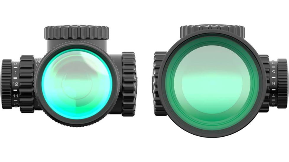 Swampfox Patriot II 6-24x 50mm 30mm Rifle Scope, First Focal Plane, Clean Cross MOA, PAT2624-MC