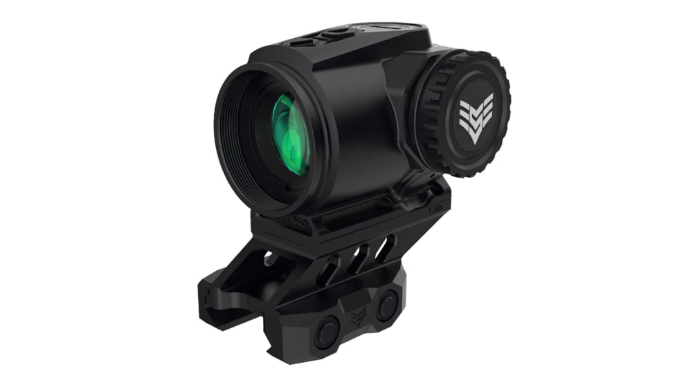 Swampfox Raider 1x20mm Micro Prism Scope, Green BRC, CQB Reticle, MOA, Black, RMPS120-GB