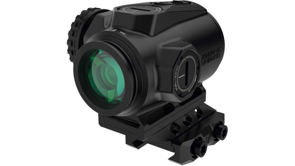 Swampfox Raider 1x20mm Micro Prism Scope, Green BRC, CQB Reticle, MOA, Black, RMPS120-GB