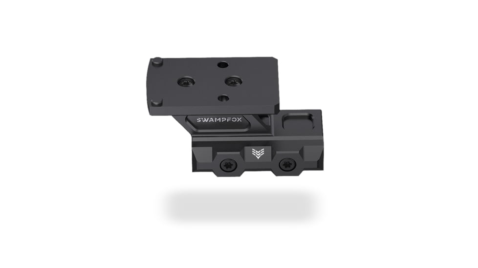Swampfox Rebel Riser Adjustable Height For Picatinny Rail Dot Sight Mount, Hard Anodize, Black, RR-DSM-1913
