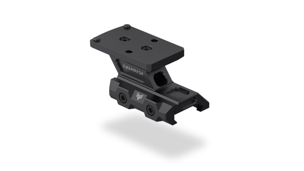 Swampfox Rebel Riser Adjustable Height For Picatinny Rail Dot Sight Mount, Hard Anodize, Black, RR-DSM-1913