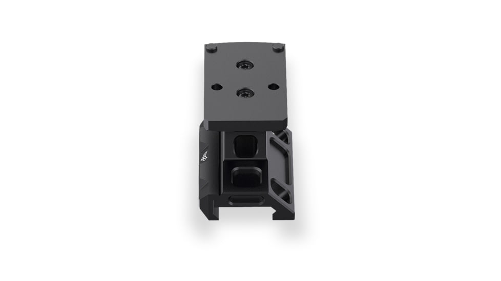 Swampfox Rebel Riser Adjustable Height For Picatinny Rail Dot Sight Mount, Hard Anodize, Black, RR-DSM-1913