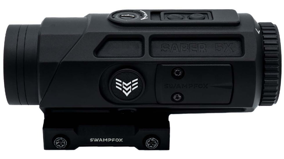 Swampfox Saber Prism Scope, 5x36mm, Red, 4 MOA, Black, SPS00536-RM