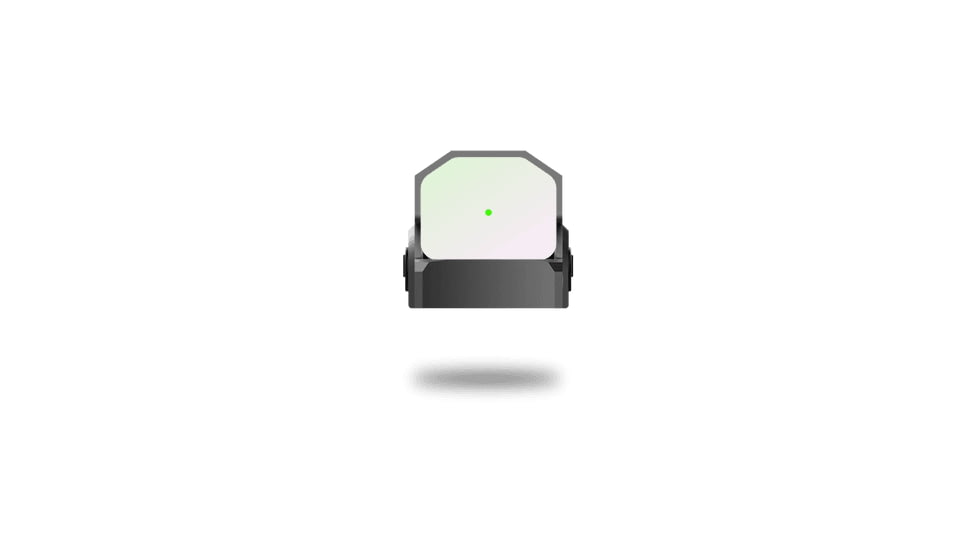 Swampfox Sentinel Ultra Compact Micro Green Dot Sight, 1x16mm, 3 MOA Green Dot Reticle, Manual Brightness, Black, SNL00116-GDM