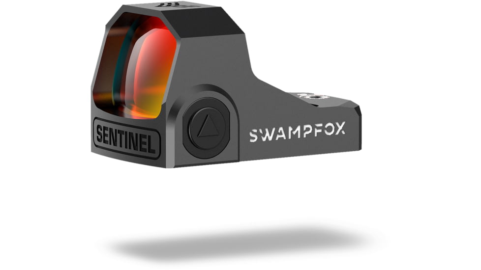 Swampfox Sentinel Ultra Compact Micro Red Dot Sight, 1x16mm, 3 MOA Red Dot Reticle, Manual Brightness, Black, SNL00116-RDM