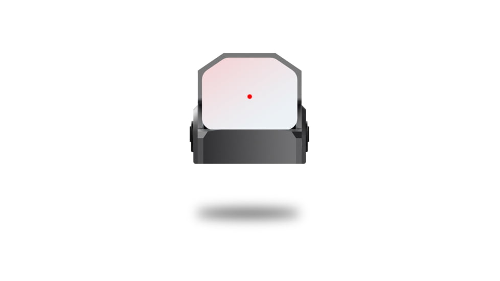 Swampfox Sentinel Ultra Compact Micro Red Dot Sight, 1x16mm, 3 MOA Red Dot Reticle, Manual Brightness, Black, SNL00116-RDM