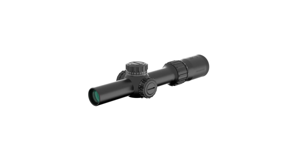 Swampfox Tomahawk II 1-4x24mm Rifle Scope, 30mm Tube, Second Focal Plane, Green BDC, Black, THK14241-GB