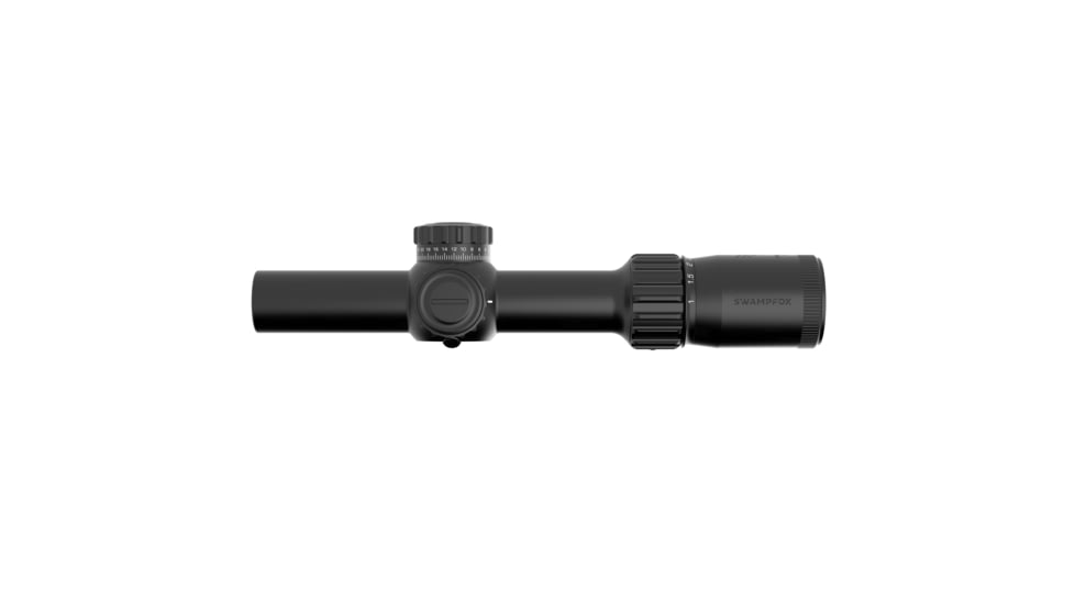 Swampfox Tomahawk II 1-4x24mm Rifle Scope, 30mm Tube, Second Focal Plane, Green BDC, Black, THK14241-GB