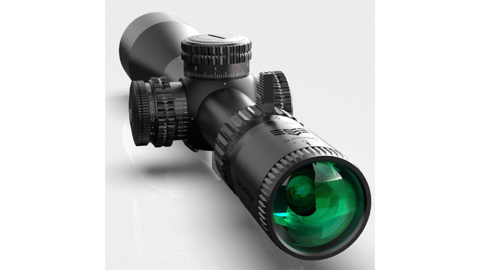 Swampfox Warhawk Tactical 4-20x50mm Rifle Scope, 34mm Tube, First Focal Plane, Sharpshooter MIL, MOA, Black, TWK42050-3L