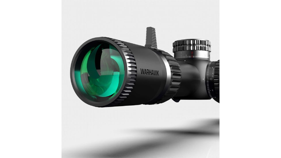 Swampfox Warhawk Tactical 4-20x50mm Rifle Scope, 34mm Tube, First Focal Plane, Sharpshooter MIL, MOA, Black, TWK42050-3L