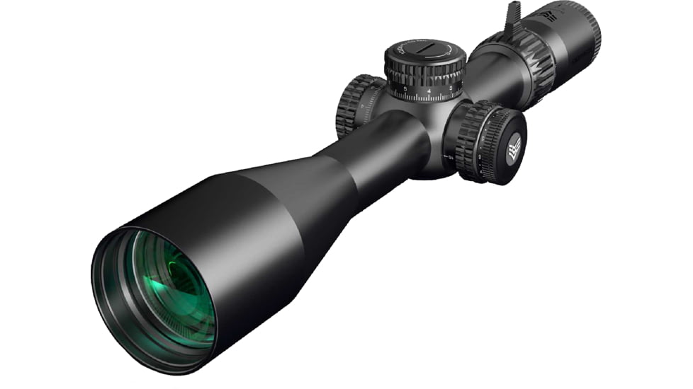 Swampfox Warhawk Tactical 4-20x50mm Rifle Scope, 34mm Tube, First Focal Plane, Sharpshooter MIL, MOA, Black, TWK42050-3L