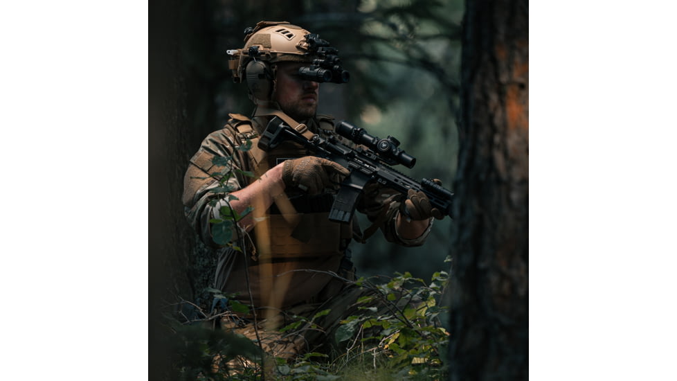 Swampfox Warhorse 1-6x24 Rifle Scope, 34mm Tube, First Focal Plane, Red IR MOA, WAR16241-RM