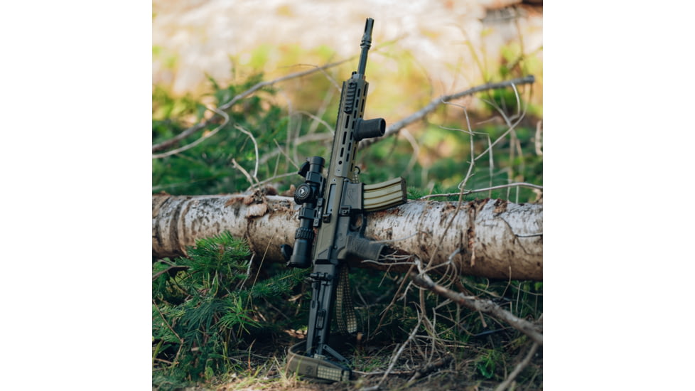 Swampfox Warhorse 1-6x24 Rifle Scope, 34mm Tube, First Focal Plane, Red IR MOA, WAR16241-RM