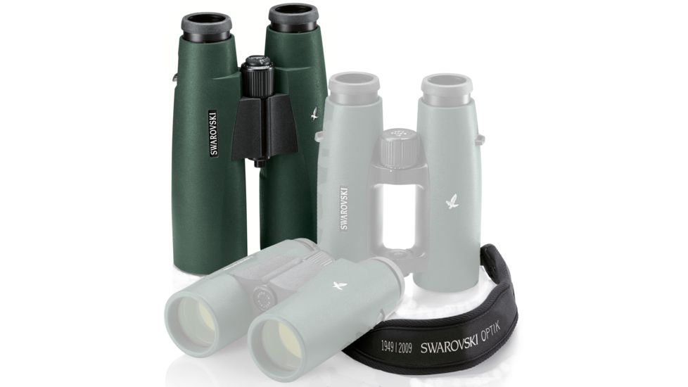 Swarovski 15x56 WB SLC Forest Green Binoculars - 60th Anniverary Edition with Lift Carrying Strap 86191