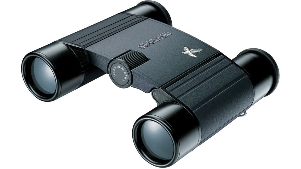 Swarovski 8x20B-P Pocket Binoculars Waterproof w/ Turn-in Eyepiece - 8 x 20 B Roof Binocular Black