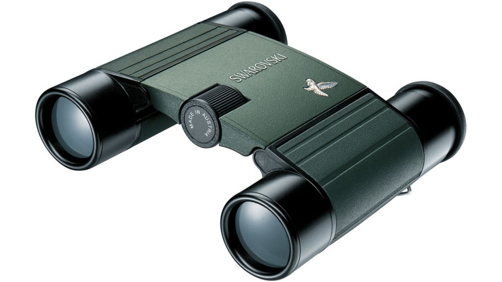 Swarovski 8x20B-P Pocket Binoculars Waterproof w/ Turn-in Eyepiece - 8 x 20 B Roof Binocular Green