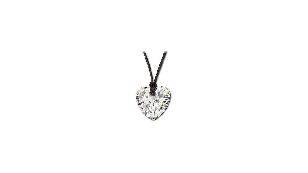 Swarovski Be Mine Clear Crystal Heart Pendant, engraved