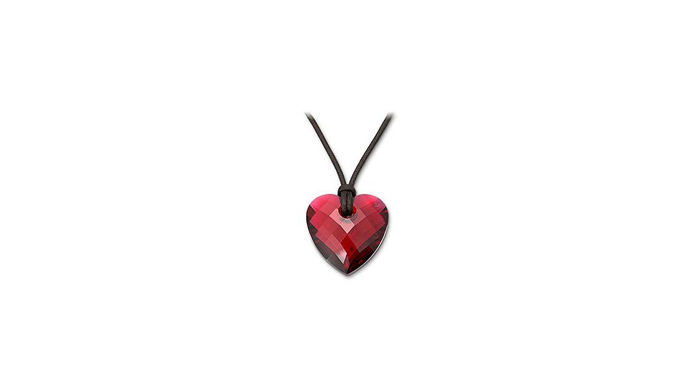 Swarovski Bordeaux Heart Pendant