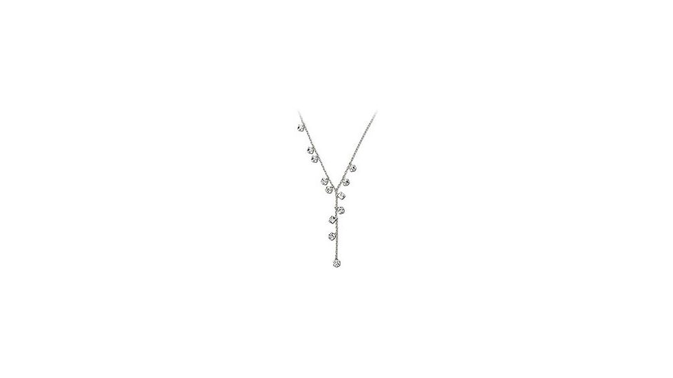 Swarovski Cube Comet Argent Light Necklace