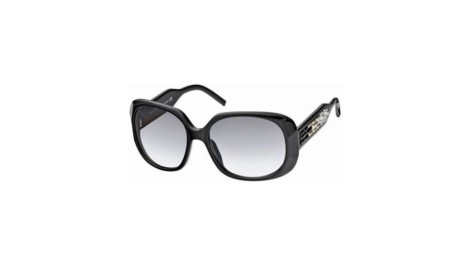 Swarovski Ava Sunglasses SK0008 - Shiny Black Frame Color