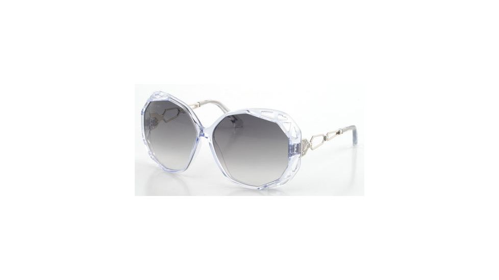 Swarovski Beautiful Sunglasses SK0022 - Crystal Frame Color, Gradient Smoke Lens Color