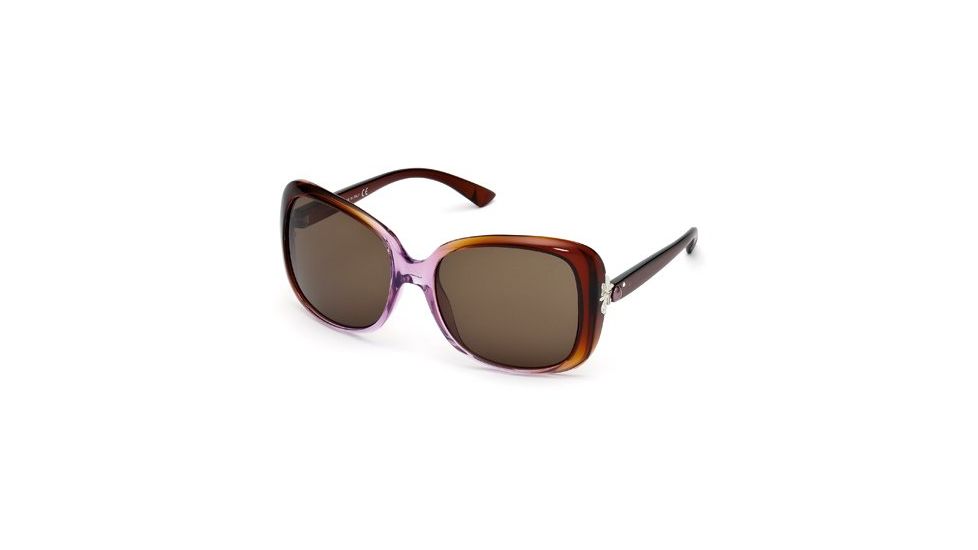 Swarovski SK0027 Sunglasses - Dark Brown Frame Color